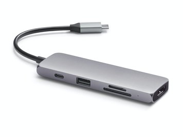 Адаптер Satechi Aluminum USB-C Multiport Pro HMYE2 ST-UCMPAM фото