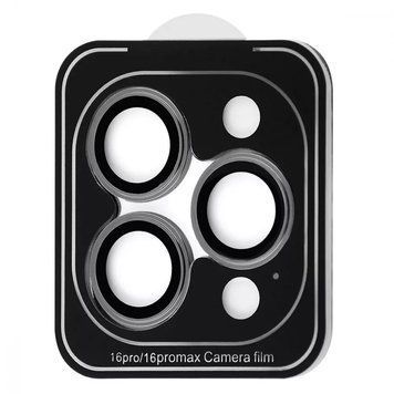 Захисне скло для камери iPhone 16 Pro/16 Pro Max (black titanium) Proove 5061        фото