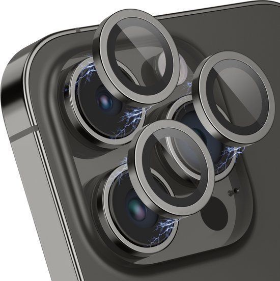Захисне скло для камери iPhone 16 Pro/16 Pro Max (black titanium) Proove 5061        фото