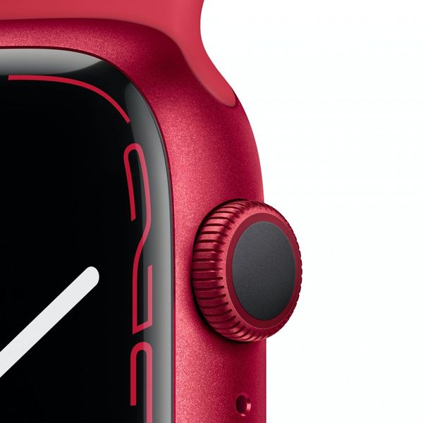 Apple Watch Series 7 41mm GPS (PRODUCT) RED Aluminum Case With PRODUCT RED Sport Band (MKN23) MKN23 фото