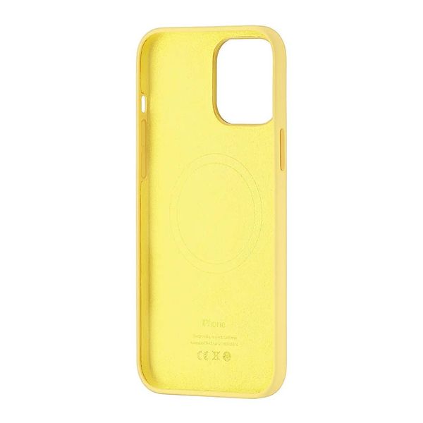 Чохол Apple iPhone 13 Pro Max Silicone Case HC (Lemon Zest) 1476        фото