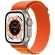 Apple Watch Ultra 49mm Titanium Case with Orange Alpine Loop Medium (MQFL3) MQFL3 фото 1