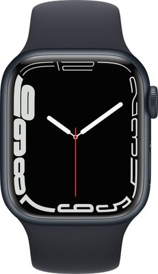 Apple Watch Series 7 41mm GPS Midnight Aluminum Case With Midnight Sport Band (MKMX3) MKMX3 фото