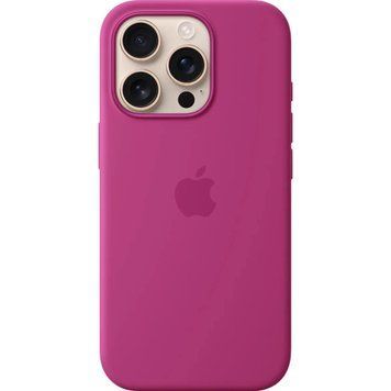 Чохол Apple iPhone 16 Pro Silicone Case HC (Fuchsia) 4602        фото