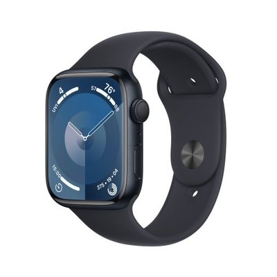 Apple Watch Series 9 45mm Midnight Aluminum Case with Midnight Sport Band S/M (MR993) MR993 фото