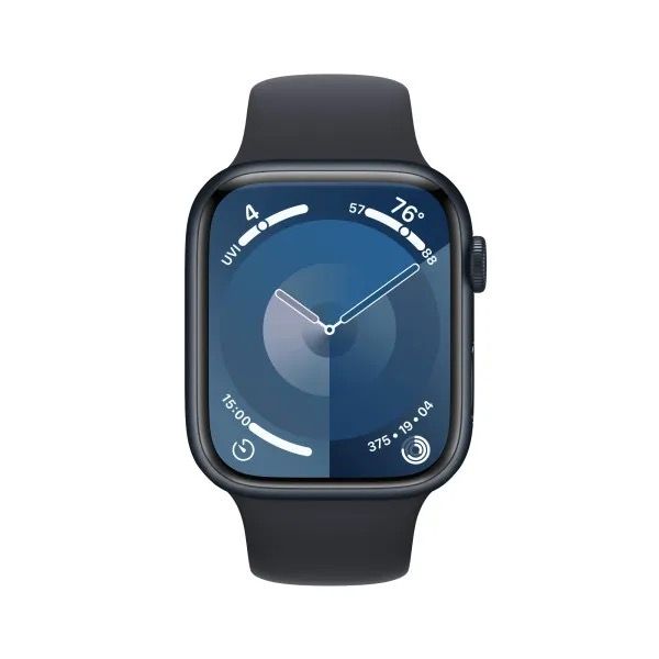 Apple Watch Series 9 45mm Midnight Aluminum Case with Midnight Sport Band S/M (MR993) MR993 фото