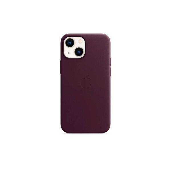 Чохол Apple iPhone 13 Mini Leather Case HC (Dark Cherry) 1453        фото