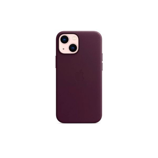 Чохол Apple iPhone 13 Mini Leather Case HC (Dark Cherry) 1453        фото