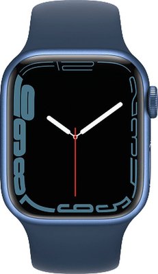 Apple Watch Series 7 41mm GPS Blue Aluminum Case With Blue Sport Band (MKN13) MKN13 фото