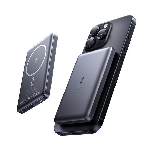 PowerBank Mcdodo Magnetic Metal Ultra-Thin Wireless Charger 10000mAh 20W 5341        фото