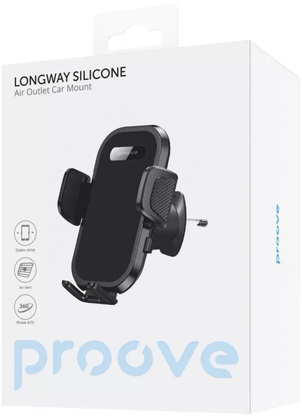 Автомобільний тримач Proove Longway Silicone Air Outlet Car Mount 4845        фото