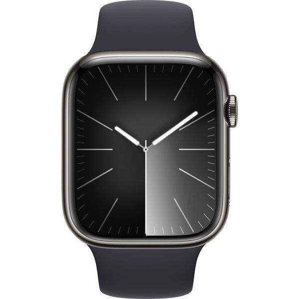 Apple Watch Series 9 GPS + LTE 45mm Graphite Stainless Steel &ndash; S/M (MRMV3) 3735        фото
