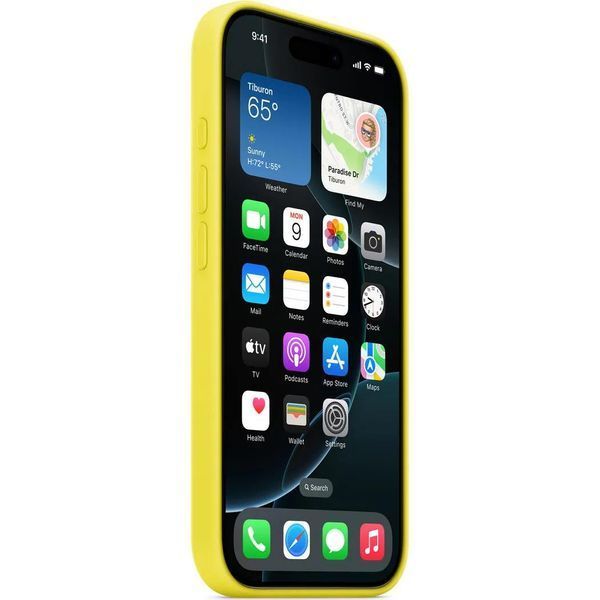 Чохол Apple iPhone 16 Pro Max Silicone Case HC (Star Fruit) 4642        фото