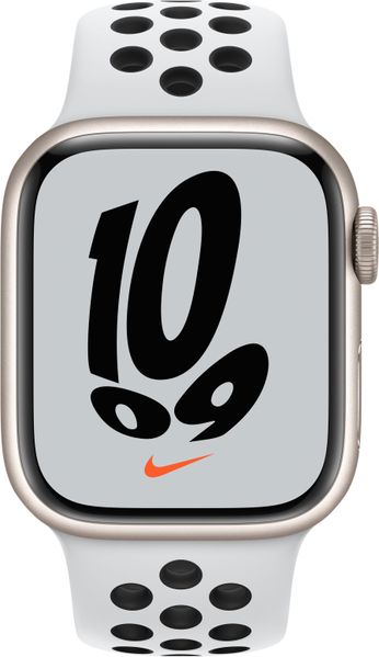 Apple Watch Nike Series 7 GPS 41mm Starlight Nike Sport Band (MKN33) MKN33 фото