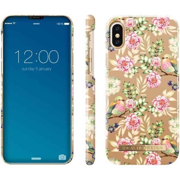 Чохол Apple iPhone X/Xs iDeal of Sweden (Champagne Birds) 1564        фото