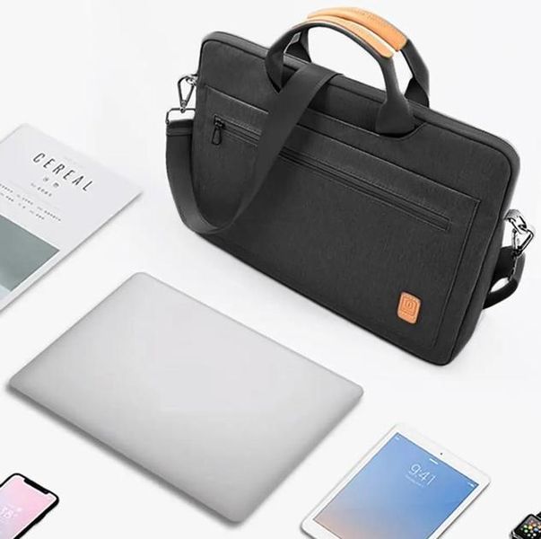 Чохол-сумка WIWU для MacBook Pro 14" Pioneer Shoulder Series (Black) 5343        фото
