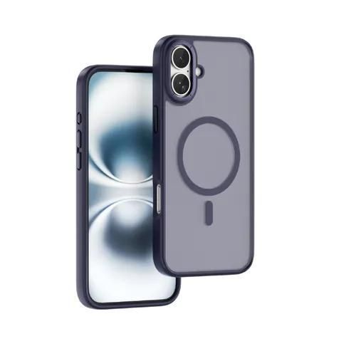 Чохол WIWU для iPhone 16 FGG-012 Magnetic Armor Pro Series (Deep Blue) 5344        фото