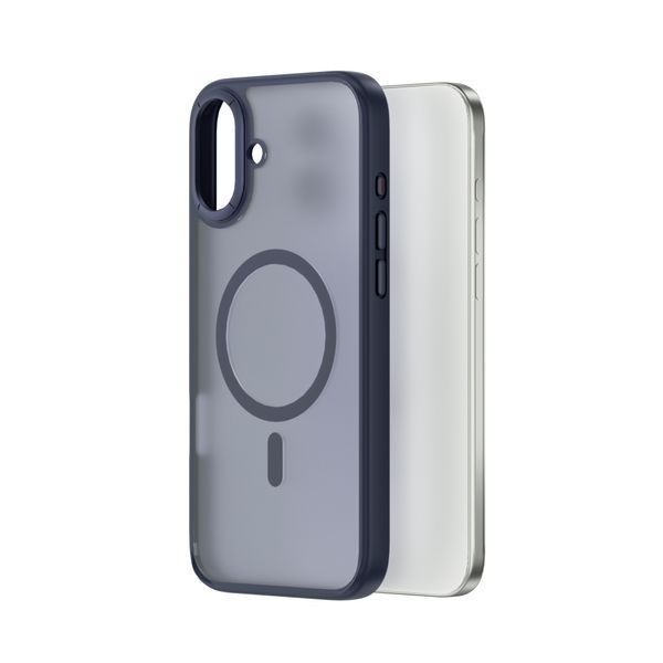 Чохол WIWU для iPhone 16 FGG-012 Magnetic Armor Pro Series (Deep Blue) 5344        фото