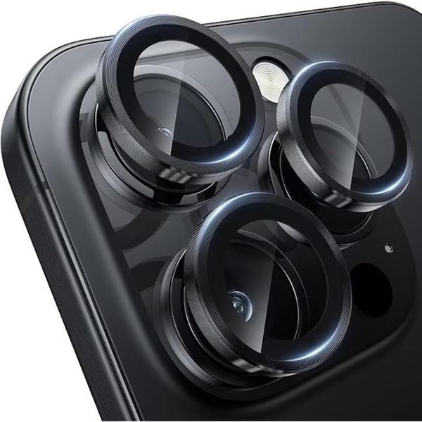 Захисне скло для камери iPhone 15 Pro/15 Pro Max (dark blue) Proove 5067        фото