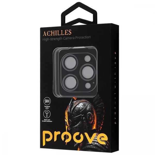 Захисне скло для камери iPhone 15 Pro/15 Pro Max (dark blue) Proove 5067        фото