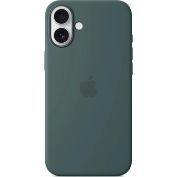 Чохол Apple iPhone 16 Plus Silicone Case HC (lake Green) 4607        фото