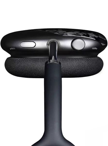 Ковані карбонові накладки для AirPods Max (Black) 5152        фото
