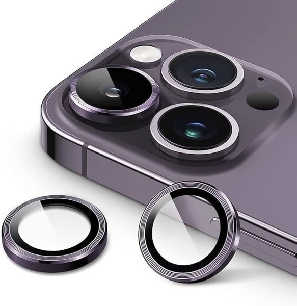 Захисне скло для камери iPhone 14 Pro/14 Pro Max (deep purple) Proove 5069        фото