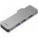 Хаб WiWU USB-C 5 in 1 T5 для iPad Pro 11"/12.9"/Air 4 (Gray) 1241        фото 1