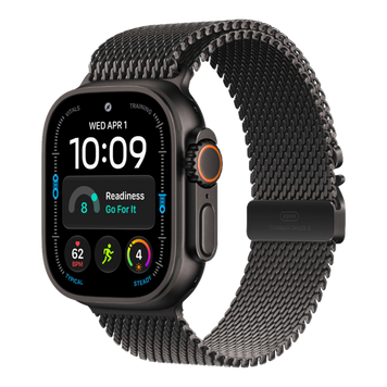 Apple Watch Ultra 4 GPS + LTE 49mm Black Titanium Case with Black Titanium Milanese - Medium (MJAV4) 6010        фото