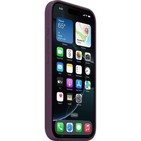 Чохол Apple iPhone 16 Pro Silicone Case HC (Plum) 4609        фото