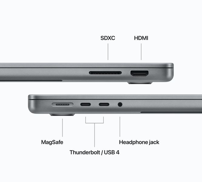 MacBook Pro 14" 2023 M3 8gb RAM 1tb SSD Space Gray MTL83 MTL83 фото