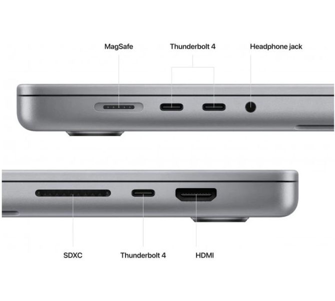 MacBook Pro 14" 2021 M2 Pro 16gb RAM 512gb SSD Space Gray MPHE3 MPHE3 фото