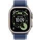 Apple Watch Ultra 3 GPS+LTE 49mm Natural Titanium Case with Blue/Bright Blue Trail Loop - M/L MEWU4 5539        фото 2