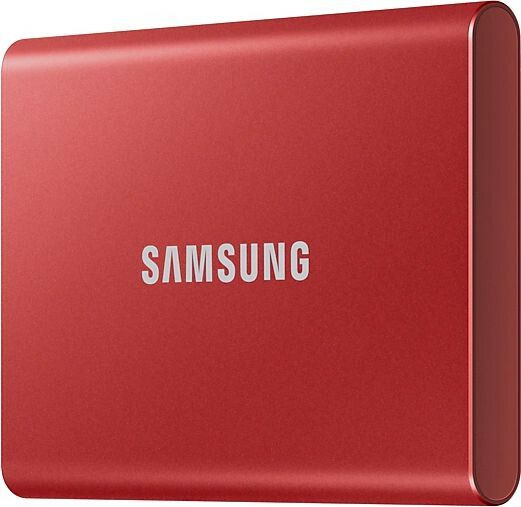 Зовнішній SSD накопичувач Samsung Portable SSD T7 2TB Red 4264        фото