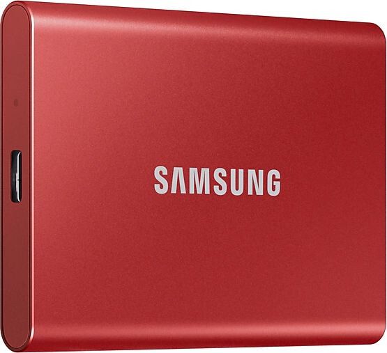 Зовнішній SSD накопичувач Samsung Portable SSD T7 2TB Red 4264        фото