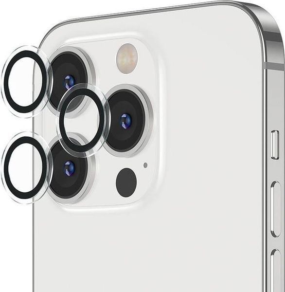 Захисне скло для камери iPhone 14 Pro/14 Pro Max (silver) Proove 5071        фото