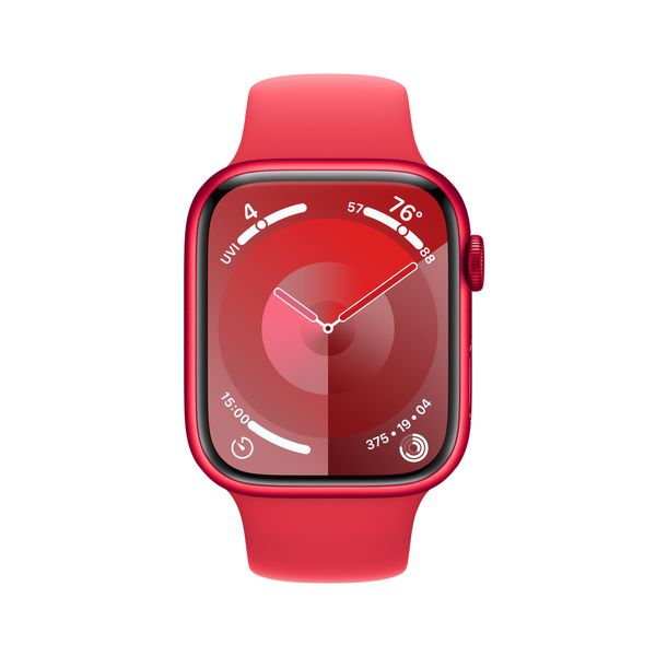 Apple Watch Series 9 41mm (PRODUCT)RED Aluminum Case with Red Sport Band S/M (MRXG3) MRXG3 фото