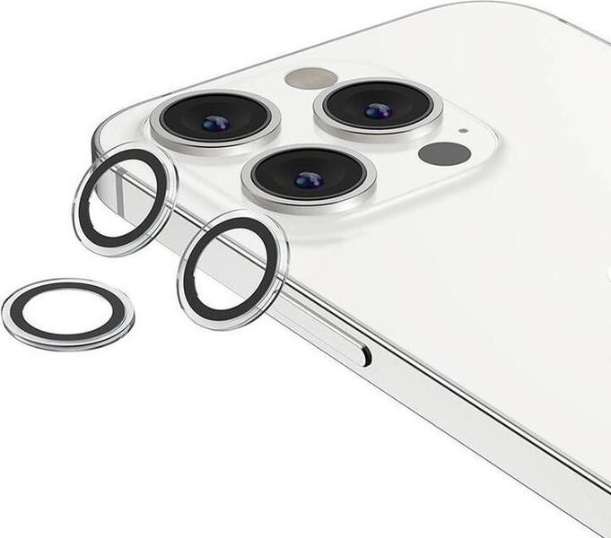 Захисне скло для камери iPhone 14 Pro/14 Pro Max (silver) Proove 5071        фото