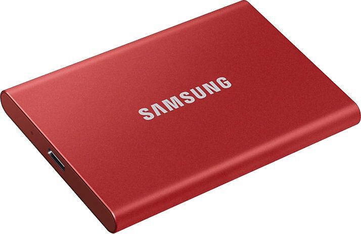 Зовнішній SSD накопичувач Samsung Portable SSD T7 2TB Red 4264        фото