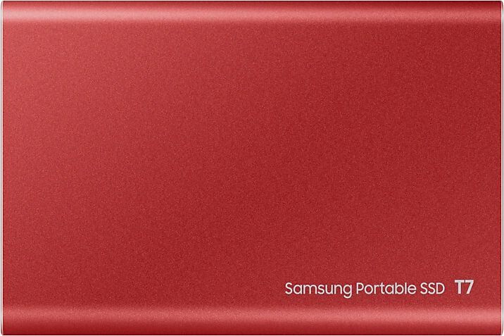 Зовнішній SSD накопичувач Samsung Portable SSD T7 2TB Red 4264        фото