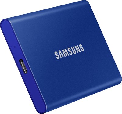 Зовнішній SSD накопичувач Samsung Portable SSD T7 500GB Indigo Blue 4266        фото