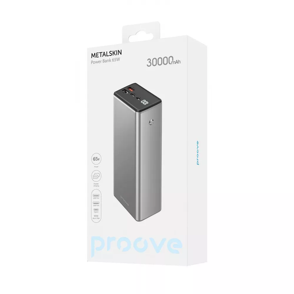 Портативна Батарея Proove Metalskin 65W 30000mAh 4836        фото