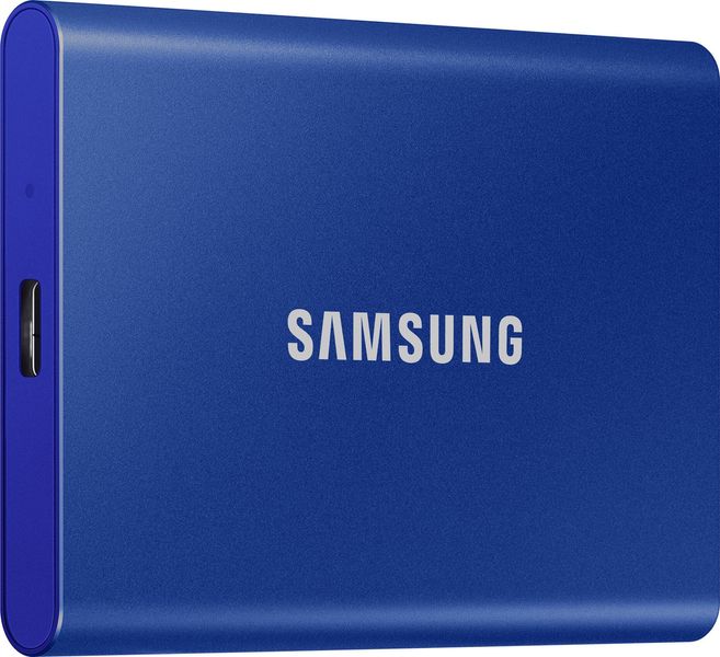 Зовнішній SSD накопичувач Samsung Portable SSD T7 500GB Indigo Blue 4266        фото