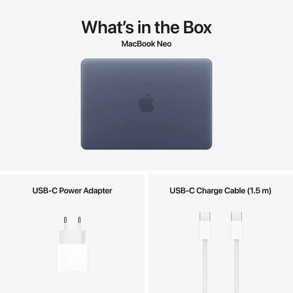 MacBook Neo 13" 2026 Apple A18 Pro 8gb RAM 256gb SSD Indigo (MHFF4) 5492        фото