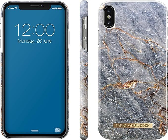 Чохол Apple iPhone X/Xs iDeal of Sweden (Royal Grey Marble) 1571        фото