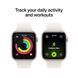 Apple Watch SE 3 GPS, 44mm Starlight Aluminum Case with Starlight Sport Band (M/L) (MEHJ4) 5541        фото 3