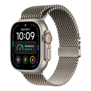 Apple Watch Ultra 4 GPS + LTE 49mm Natural Titanium Case with Natural Titanium Milanese Small MJA84 6015        фото