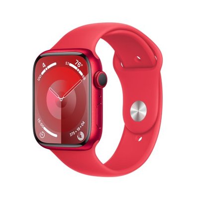 Apple Watch Series 9 45mm (PRODUCT)RED Aluminum Case with Red Sport Band M/L (MRXK3) MRXK3 фото