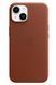 Чохол Apple iPhone 14 Leather Case HC (Umber) 3893        фото 1