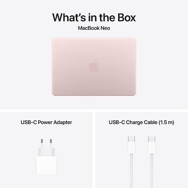 MacBook Neo 13" 2026 Apple A18 Pro 8gb RAM 256gb SSD Blush (MHFH4) 5493        фото